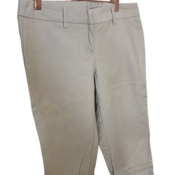 Willi Smith Cotton Blend Cropped Khaki Pants - Picture 2 of 7
